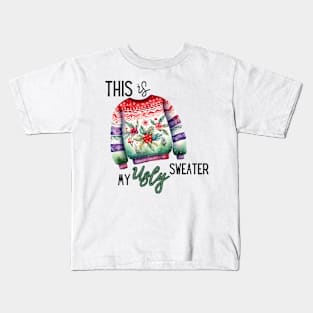 Ugly Christmas Sweater Kids T-Shirt